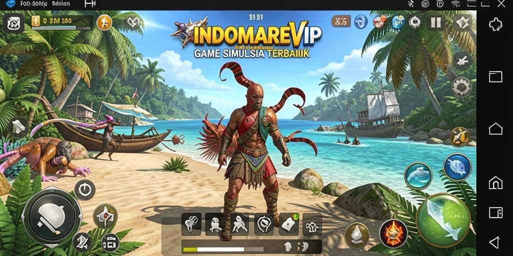 Tampilan menarik gameplay dari game Simulation INDOMAREVIP.