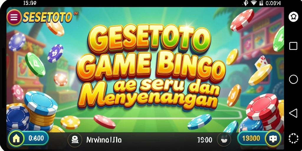 Tampilan menarik dari gameplay Bingo SESETOTO.