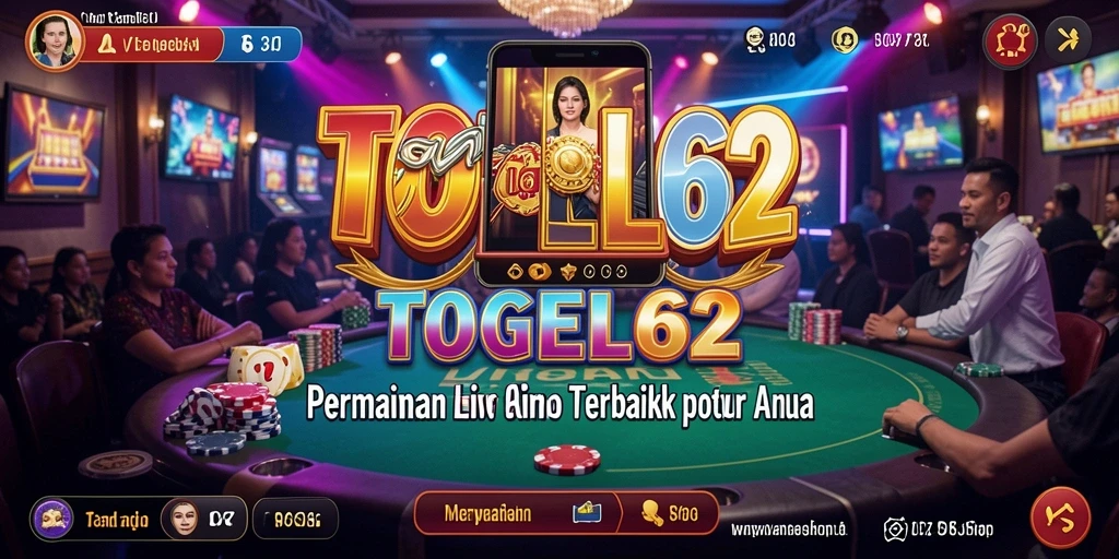 Gameplay seru dalam TOGEL62 yang menampilkan dealer profesional.