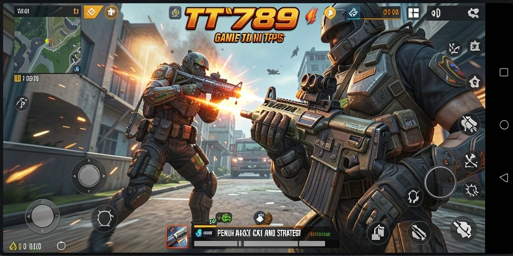 Tampilan gameplay seru di TT789 dengan aksi TPS yang mendebarkan.